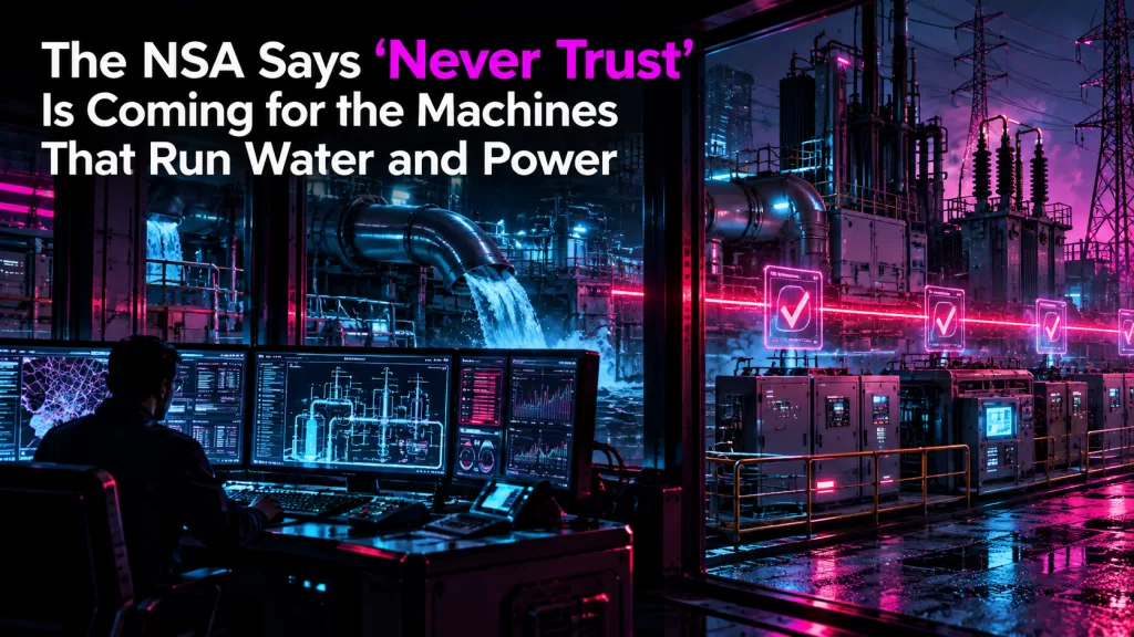 The NSA Says “Never Trust” Is Coming for the Machines That Run Water and Power