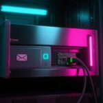 Conceptual editorial illustration: How a crafted email exploited Zimbra's optional SNMP monitoring path and what Microsoft's September 30 forensic report reveals about stolen authentica